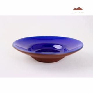 【唐泉茗茶】紫砂琺瑯盤 多彩 05(紫砂與琺瑯結合獨一無二技術 茶盤 點心盤)