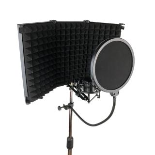 【JYC】輕量級DR-30S麥克風隔音門套裝組-嚴選ABS三門款/含防風罩及防震架(麥克風隔音門套裝組)