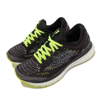 【BROOKS】慢跑鞋 Glycerin 19 運動休閒 男鞋 路跑 緩震 夜間反光 透氣網布 甘油系列 黑 綠(1103561D050)