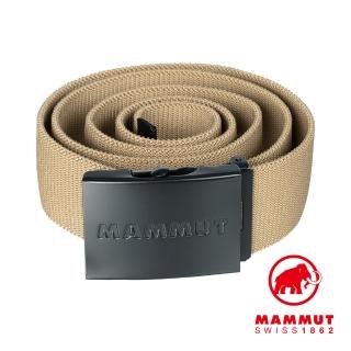 【Mammut 長毛象】Mammut Logo Belt 金屬Logo印花編織腰帶 深野生棕 #1192-00140