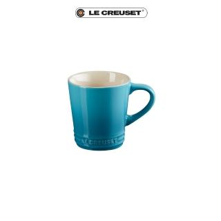 【Le Creuset】瓷器V馬克杯(加勒比海藍)