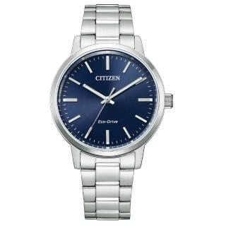 【CITIZEN 星辰】經典簡約光動能腕錶(BJ6541-58L)