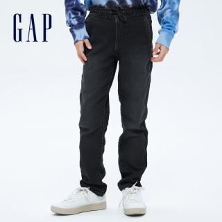 【GAP】男童 帥氣水洗磨白牛仔褲(707986-水洗黑)