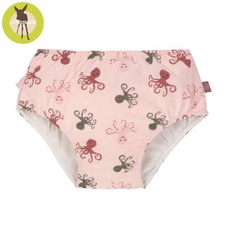 【Lassig】嬰幼兒抗UV游泳尿布褲-粉藕章魚