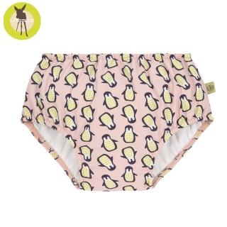 【Lassig】嬰幼兒抗UV游泳尿布褲-粉企鵝