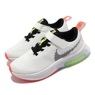 【NIKE 耐吉】慢跑鞋 Zoom Arcadia PSV 童鞋 氣墊 避震 魔鬼氈 透氣 運動 中童 白 黑(CK0714-103)
