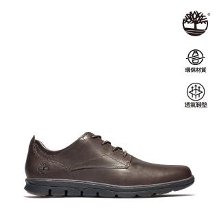 【Timberland】男款深咖啡色Bradstreet全粒面皮革牛津鞋(A2EADV13)