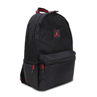 【NIKE 耐吉】後背包 Jordan Backpack 男女款 喬丹 飛人 上學 外出 雙肩背 黑 紅(JD2133001GS-001)