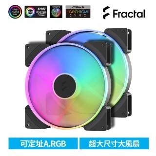 【Fractal Design】Prisma AL-18 ARGB PWM 風扇-雙包裝
