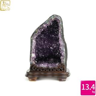【吉祥水晶】巴西紫水晶洞 13.4kg(招財旺運)