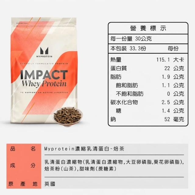 【MYPROTEIN】濃縮乳清蛋白1KG 2入組(多口味可選)