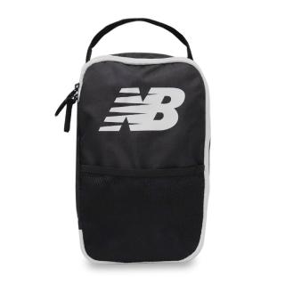 【NEW BALANCE】鞋袋 NB Shoes Bag 男女款 紐巴倫 手提 外出 旅遊 健身 慢跑 黑 白(LAB13149BK)