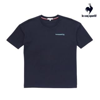 【LE COQ SPORTIF 公雞】短袖T恤 中性-藏青-LON2380839