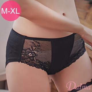 【Daima 黛瑪】性感薄蕾絲內褲M-XL(黑色)