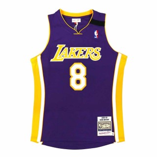【NBA】籃球背心 LA LAKERS 99-00 KOBE BRYANT #8 ROAD 男款 紫色(AJY4CP18185-LALPURP99KBR)