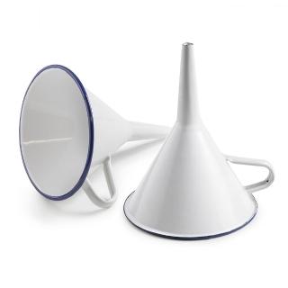 【IBILI】琺瑯漏斗(藍13cm)