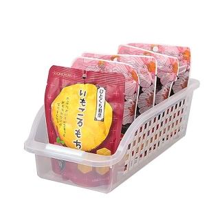 【INOMATA】日本製造 冰箱冷藏-深長型收納籃(3入裝)