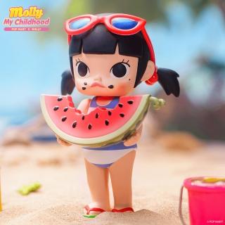 【POPMART 泡泡瑪特】Molly茉莉女孩 我的小時候系列公仔盒玩(兩入隨機款)