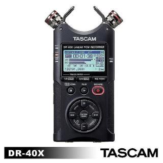 【TASCAM】DR-40X 攜帶型數位錄音機(原廠公司貨)
