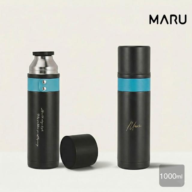【Maru 丸山製研】保溫瓶買1送1_大容量陶瓷保溫瓶1000ml送陶瓷彈蓋保溫杯500ml(不鏽鋼保溫瓶)
