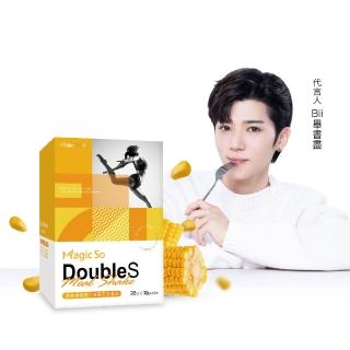 【Aicom 艾力康】DoubleS 科技營養餐-田園玉米濃湯 35g/10包入 1盒(輕卡路里纖食 負擔低 Bii畢書盡代言)