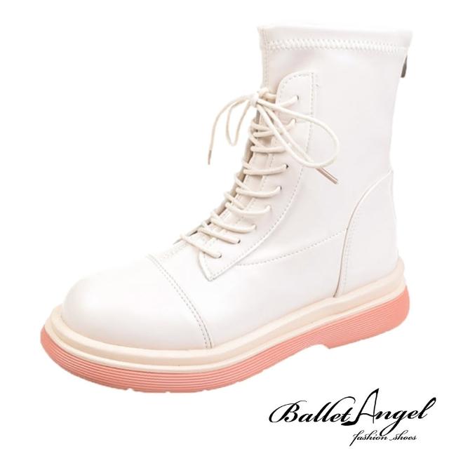 【BalletAngel】秋冬切爾西/短靴/西部靴/雪靴 百搭厚底增高短筒女靴 馬丁靴 踝靴(多款選奶茶色)