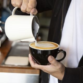 【Minos】不鏽鋼拉花鋼杯 白色款500ml(兩種規格 多種顏色 高度質感)