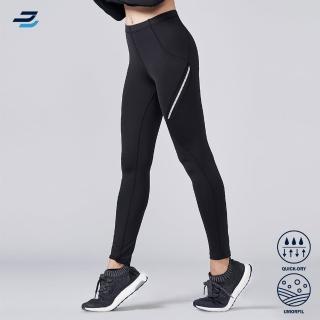 【BATIS 巴帝斯】膠原蛋白拼接機能運動緊身褲 Legging - 女(吸濕排汗)