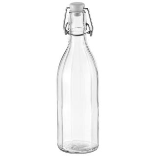 【TESCOMA】扣式密封玻璃水瓶(豎紋500ml)
