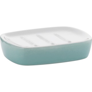 【KELA】Landora陶製肥皂盒(藍綠)