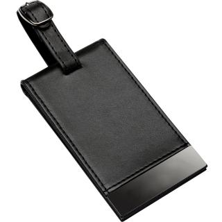 【REFLECTS】Cover 皮革行李掛牌(黑)