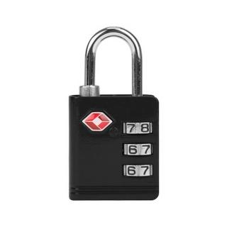 【Travelon】TSA三碼防盜密碼鎖(黑)