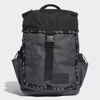 【adidas 愛迪達】RYV TOPLOADER BACKPACK 後背包 黑色(H32458)