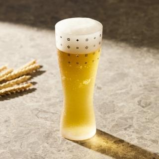 【有種創意食器】日本富硝子 - 水鑽霧面啤酒杯 - 威廉公爵(415ml)