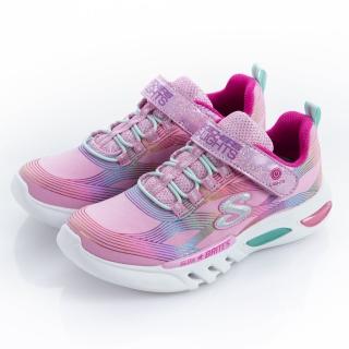 【SKECHERS】女童系列 GLOW-BRITES(302306LPKMT)