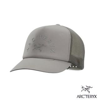 【Arcteryx 始祖鳥】高透氣 LOGO 棒球網帽(魔力褐)