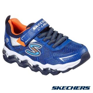 【SKECHERS】男童系列 燈鞋 TURBOWAVE(90735LNVOR)