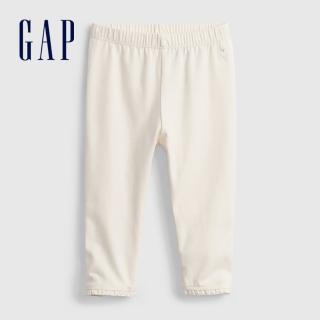 【GAP】嬰兒 布萊納系列 花邊針織褲(732109-象牙白)