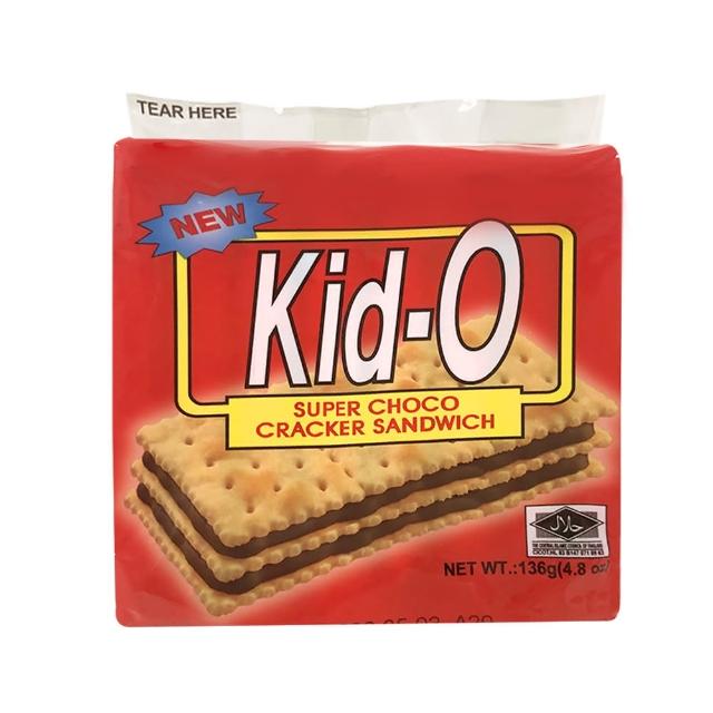【即期品 KID-O】三明治餅乾136g-三款口味任選(奶油/檸檬20221206/巧克力20221101)