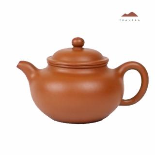 【唐泉茗茶】石黃朱泥蓮子壺(宜興紫砂壺 中國工藝美術大師林靖崧監製)