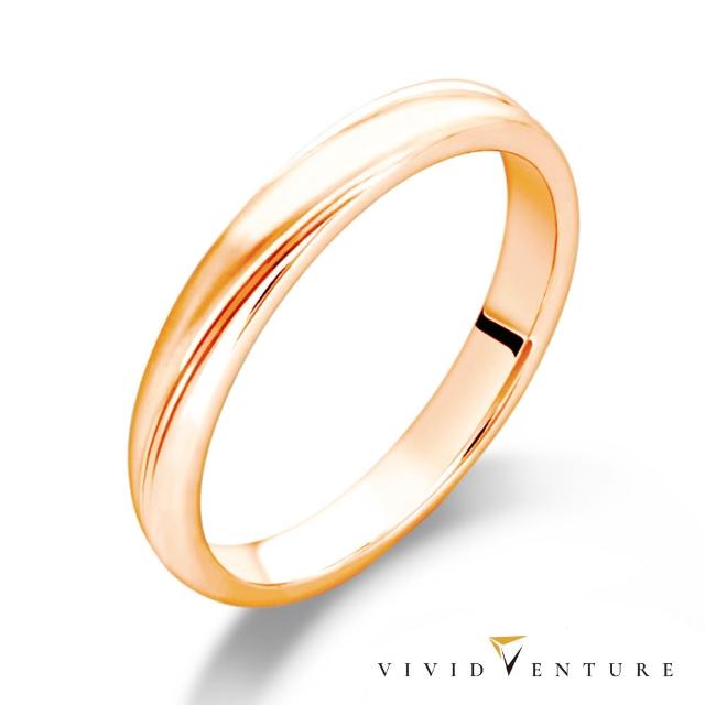 【Vividventure 亞帝芬奇】14K 中性款 情人 男戒 戒指 互愛 多色選