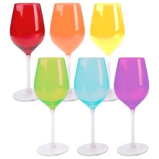【EXCELSA】彩晶紅酒杯6入(500ml)