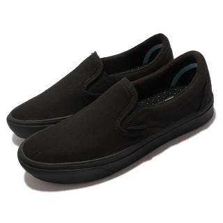 【VANS】休閒鞋 Comfycush Slip-On 女鞋 無鞋帶 好穿脫 簡約 街頭風 懶人鞋 黑(VN0A3WMDVND)