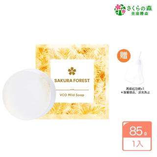 【美康櫻森】VCO椰油精粹嫩白洗顏皂 85g cocolarme（加贈起泡網）