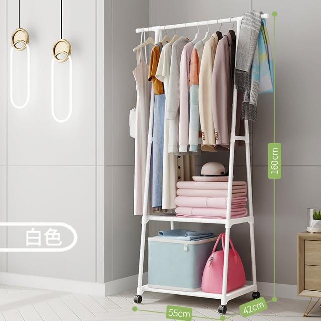 【居家生活Easy Buy】三角收納吊掛衣帽架 曬衣架(吊衣架 曬衣架 衣帽架) 