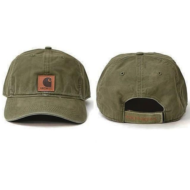 carhartt 美式皮標棒球帽 水洗老帽 工裝滑板品牌