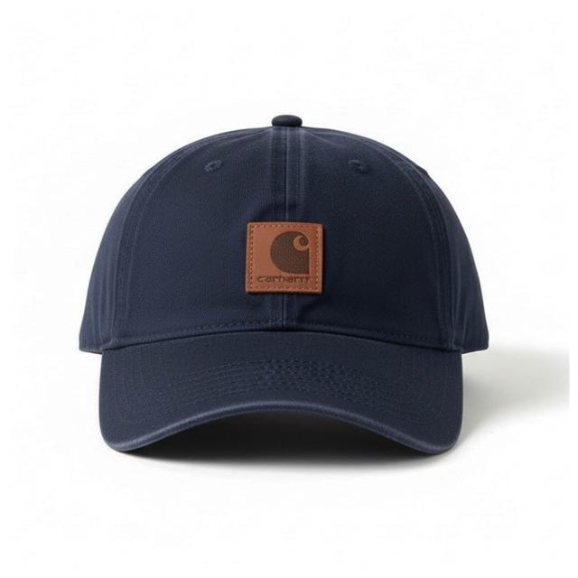 carhartt 美式皮標棒球帽 水洗老帽 工裝滑板品牌