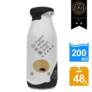 【啟祺嘉】白熊露有機雪耳飲2箱(200mlx48入)