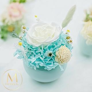 【MY DEAR STRAWBERRIES】香草河岸永生花禮(花禮/盆花/永生花/買花/送禮)