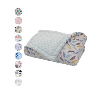 【OhBabyLying】冬季夾棉款荳荳毯(寢具/嬰兒蓋被/超柔軟蓋毯/推車蓋毯/小被被/絨毛毯/安撫毯)